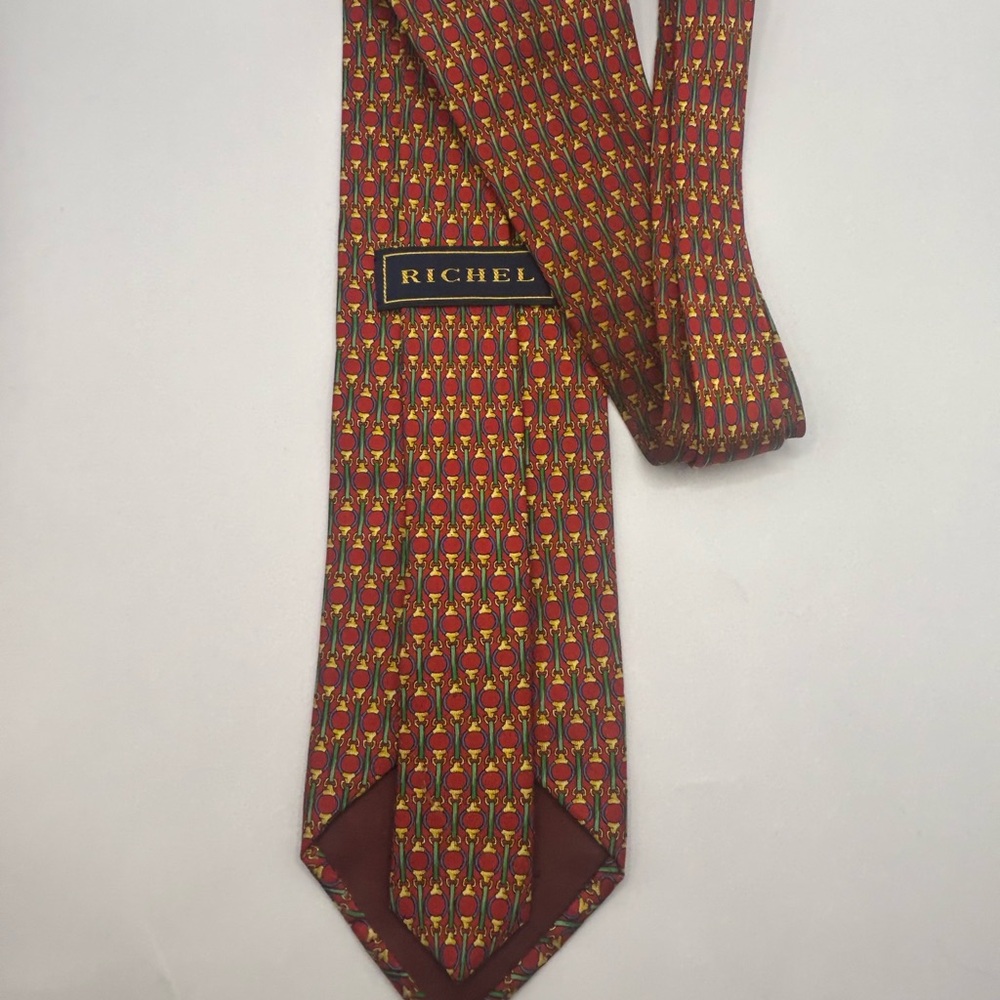 Richel Red and Yellow Patterned Tie